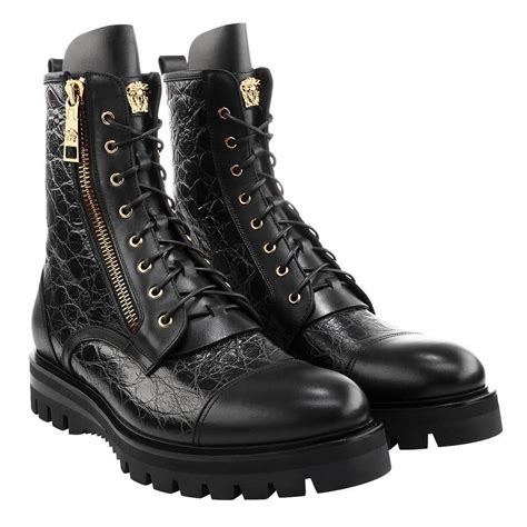 versace boots men's|versace men boots for men.